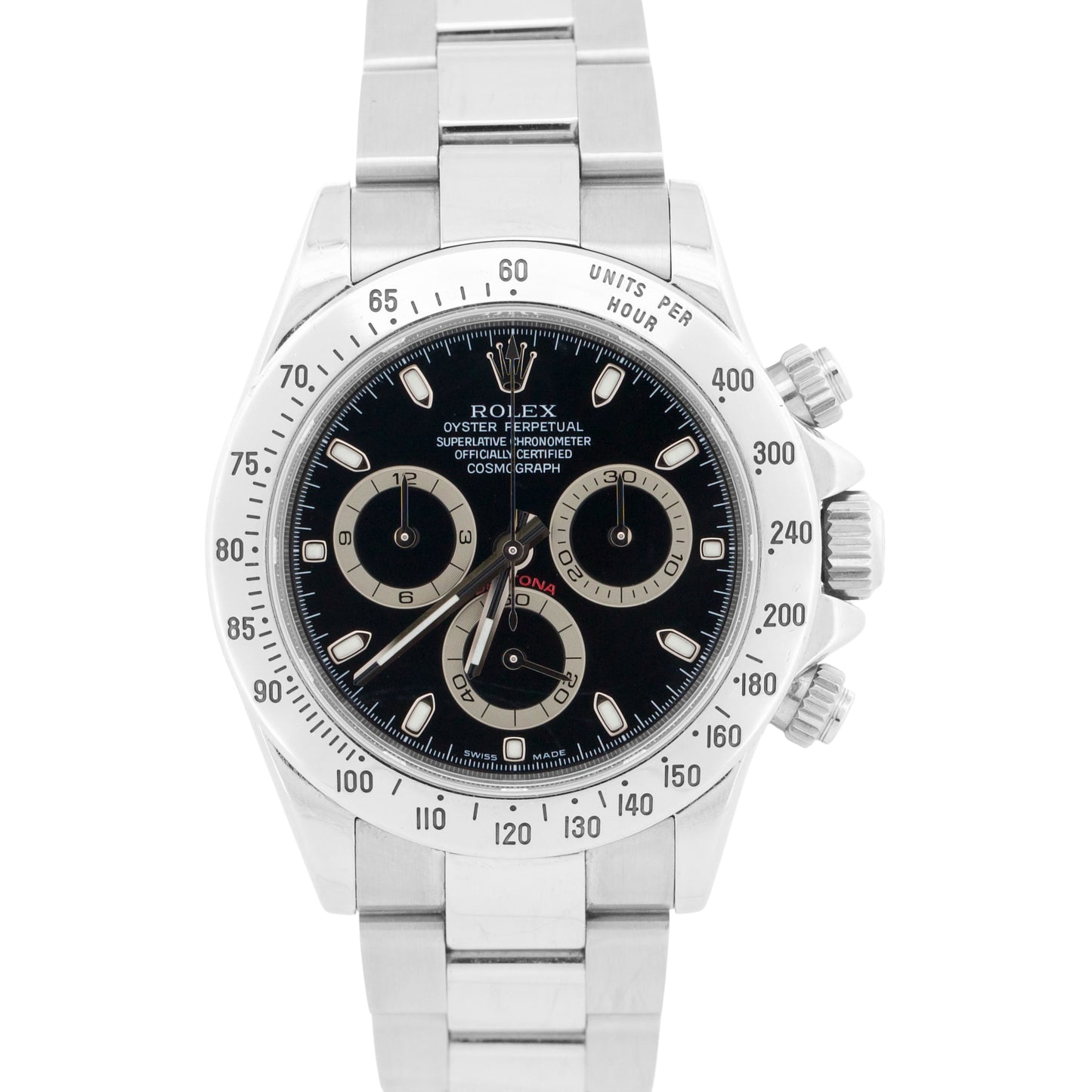 2020 RSC Rolex Daytona Cosmograph BLACK Stainless Steel 40mm Watch 116520 BOX
