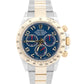 2021 RSC Rolex Daytona Cosmograph BLUE RACING Stainless 18K Gold Two-Tone 116523