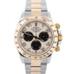 Rolex Daytona Cosmograph IVORY RACING 18K Yellow Gold Two-Tone Steel 116523