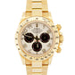 UNPOLISHED 2014 PAPERS Rolex Daytona Cosmograph PANDA 18K Gold 40mm 116528 BOX