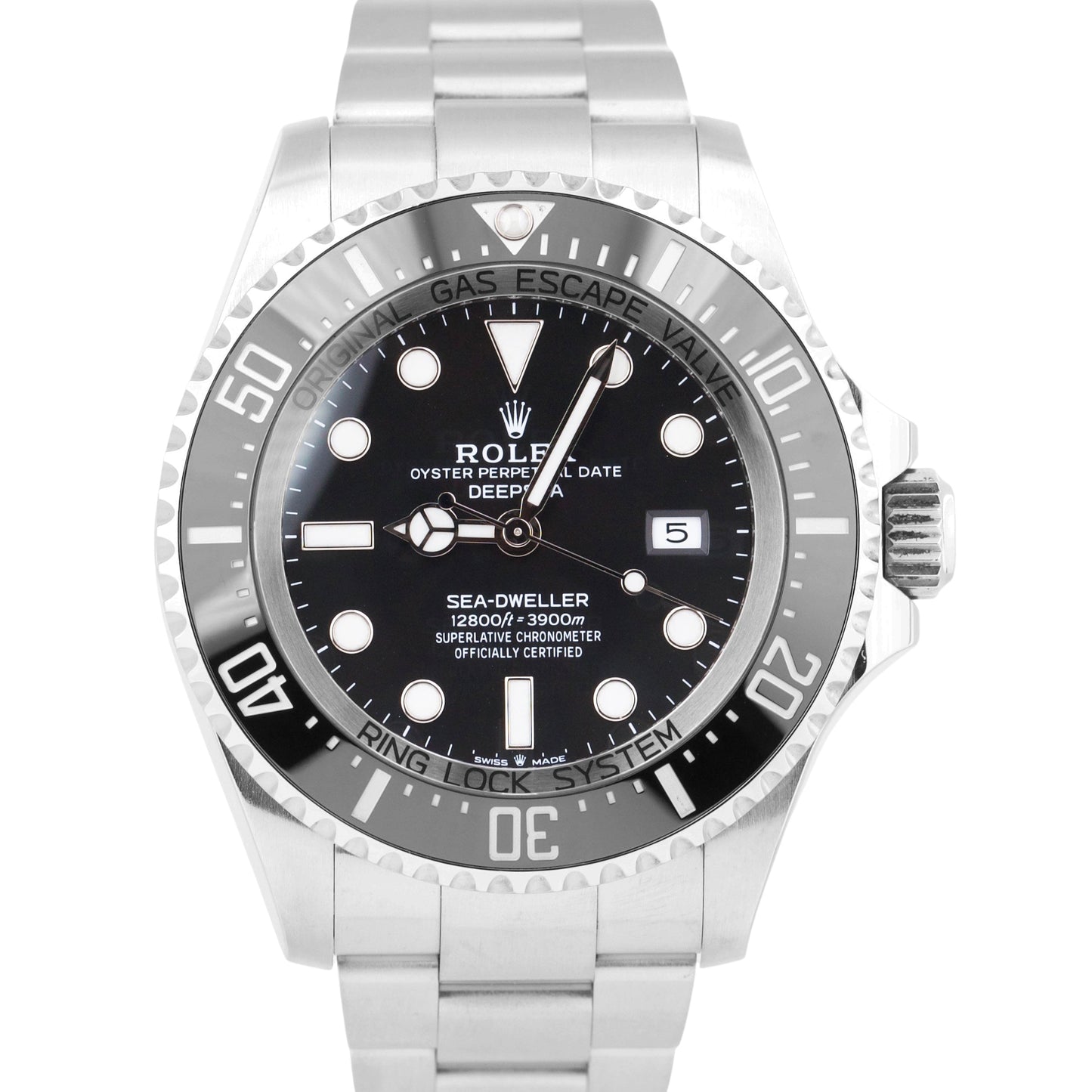 PAPERS Rolex Sea-Dweller Deepsea 126660 BLACK Stainless Steel Dive 44mm BOX