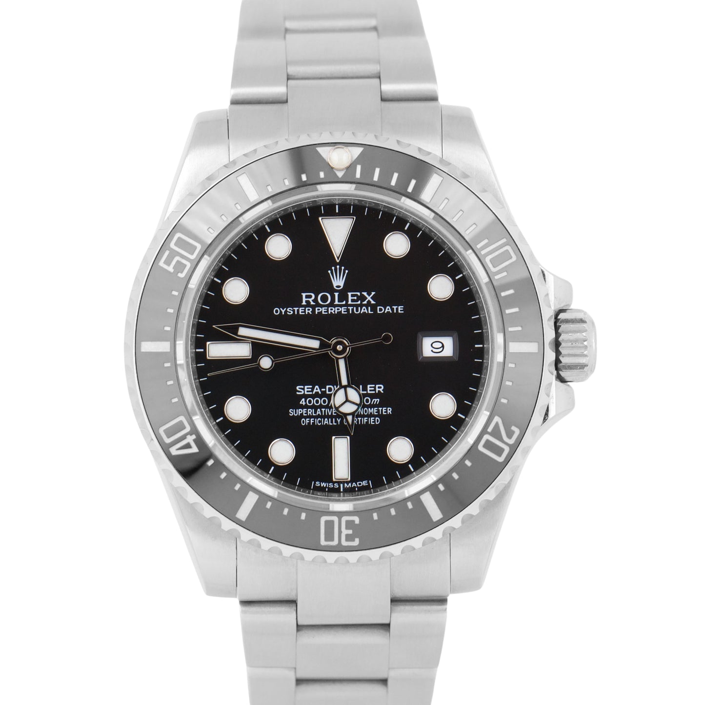 Rolex Sea-Dweller 4000 SD4K Black 40mm Ceramic Stainless Steel Dive Watch 116600