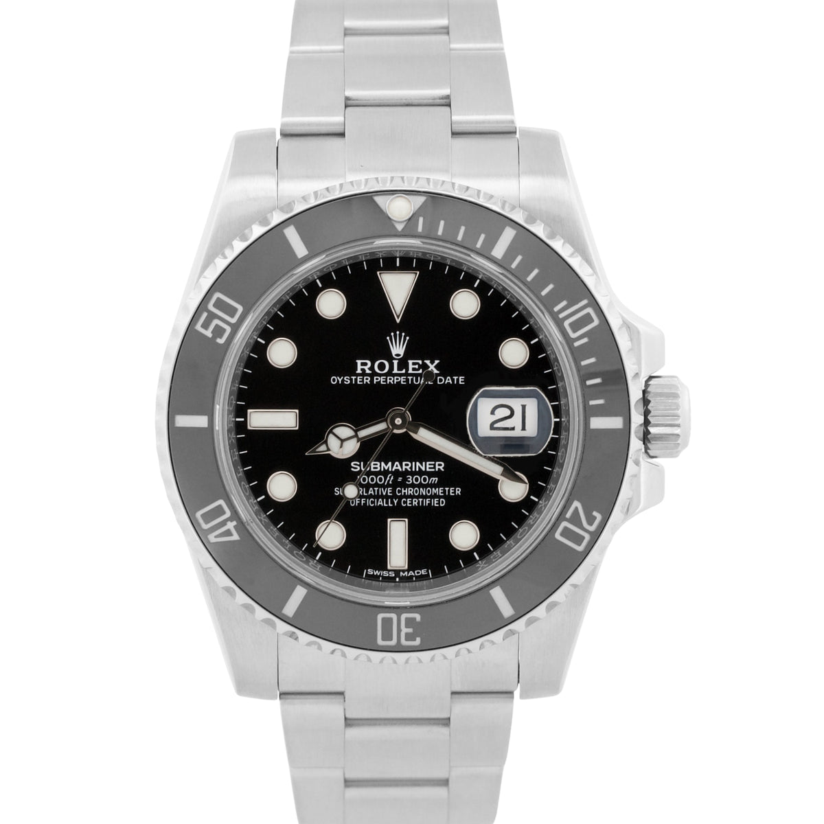 2022 RSC Rolex Submariner Date 116610 LN Black Stainless Steel 40mm Watch Box