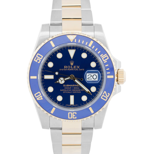 2025 RSC PAPERS Rolex Submariner Date BLUE Two-Tone 18K Steel 40mm 116613 LB BOX