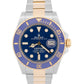 2020 Rolex Submariner Date 126613 LB Blue Two-Tone 18K Steel 41mm Box Papers