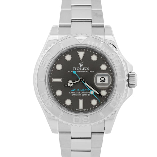 2025 RSC Rolex Yacht-Master Platinum RHODIUM 40mm Steel Oyster Watch 116622 BOX