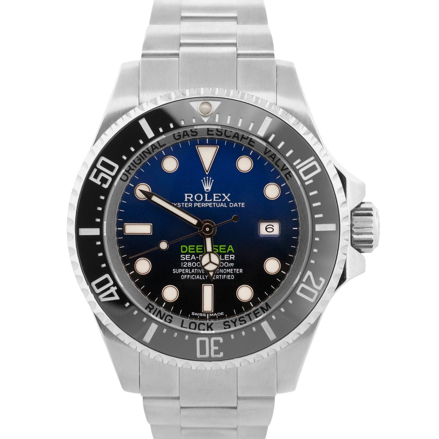 Rolex Sea-Dweller Deepsea JAMES CAMERON Black Blue Steel 116660 44mm Dive Watch