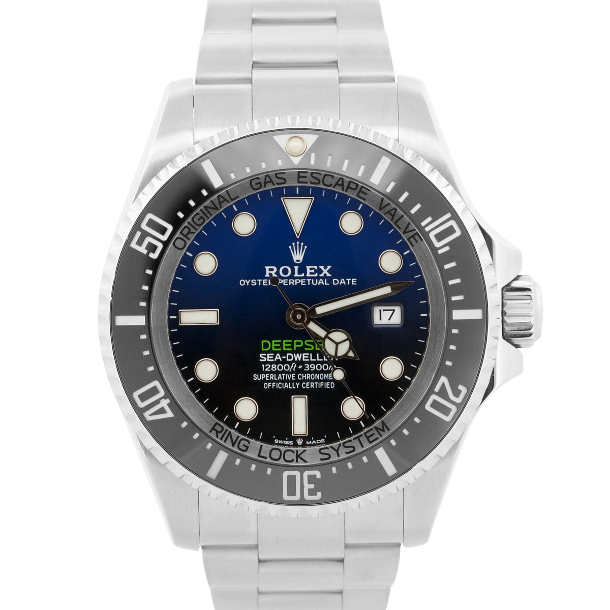 Rolex Sea-Dweller Deepsea 116660 Cameron Blue Black Stainless Ceramic 44mm Watch