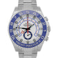 NOS Stickered Rolex Yacht-Master II 116680 White Steel 44mm Watch Box Papers