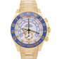 2025 CPO PAPERS Rolex Yacht-Master II WHITE 18K Yellow Gold Blue 44mm 116688 BOX