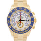 2016 Rolex Yacht-Master II 116688 White Blue 18K Yellow Gold 44mm Box Papers