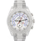 MERCEDES HANDS Rolex Yacht-Master II 44mm 116689 18K White Gold Platinum Watch