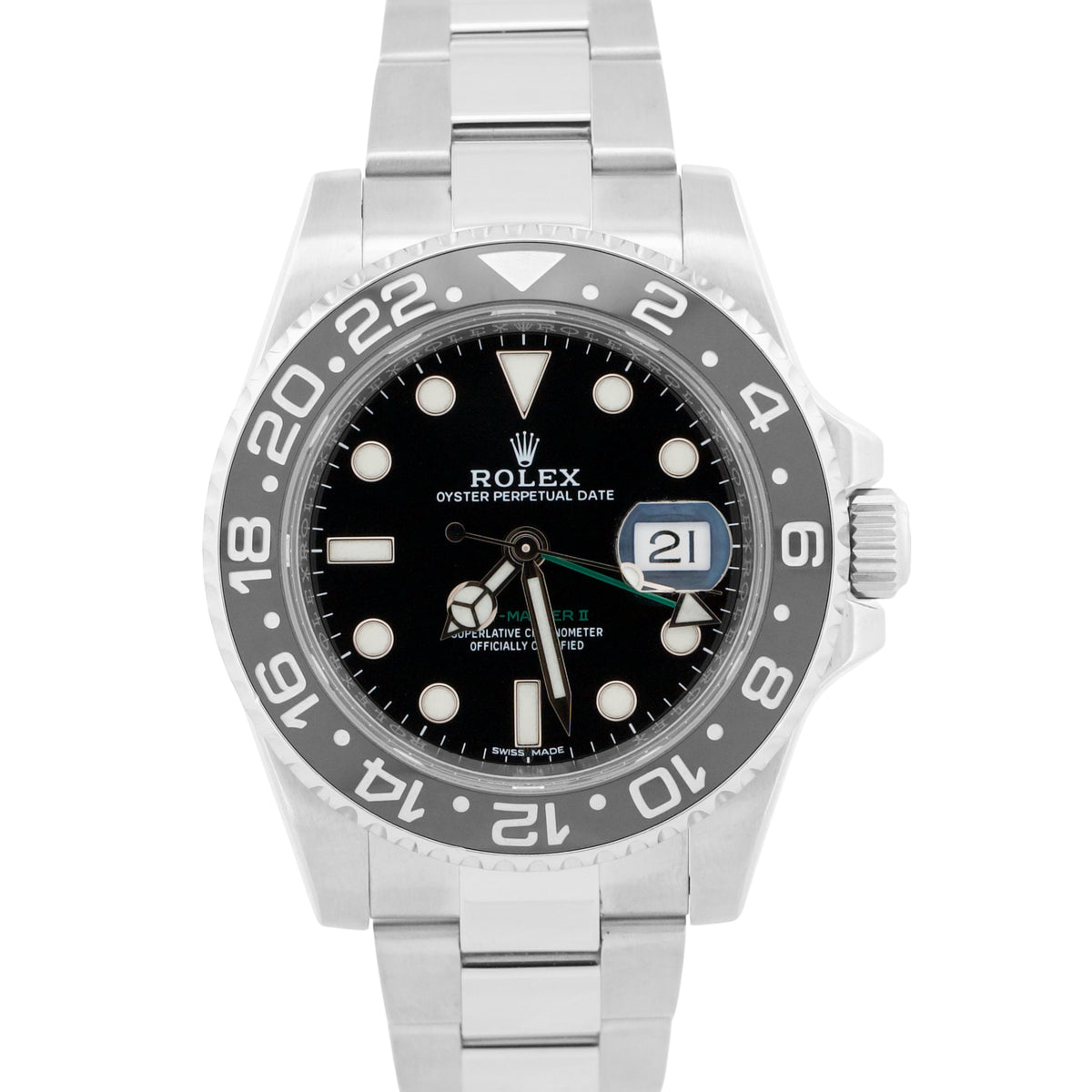 2017 Rolex GMT-Master II 116710 LN Black Stainless Steel Ceramic 40mm Box Papers