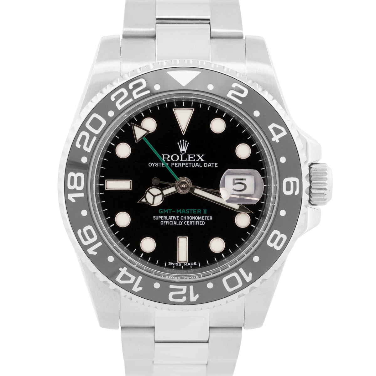 Rolex GMT-Master II 116710 LN Black Stainless Steel Ceramic Oyster 40mm Watch
