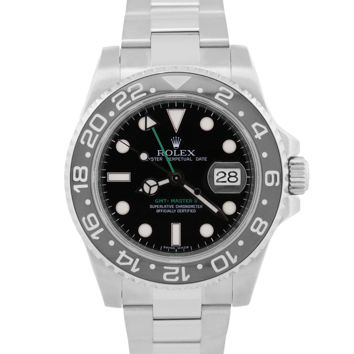Rolex GMT-Master II 116710 LN Black Green Steel Ceramic Oyster 40mm Watch Box
