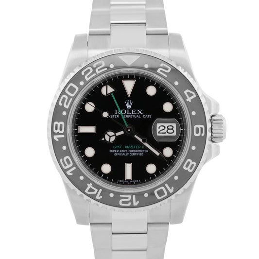 Rolex GMT-Master II 116710 LN Black Green Steel Ceramic Oyster 40mm Watch Box