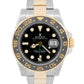 Rolex GMT-Master II Ceramic BLACK Two-Tone 18K Gold Steel 40mm 116713 LN Watch