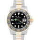 2010 PAPERS Rolex GMT-Master II BLACK Ceramic 18K Gold Steel 40mm 116713 LN BOX