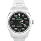 2018 PAPERS Rolex Air-King 40mm BLACK Green Stainless Steel Automatic 116900 BOX