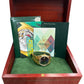 2005 PAPERS Rolex Day-Date BLUE 18K Yellow Gold OYSTER Smooth 36mm 118208 BOX