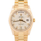 Rolex Day-Date President SILVER DIAMOND 18k Rose Gold 36mm 118235 Watch BOX