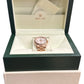 Rolex Day-Date President SILVER DIAMOND 18k Rose Gold 36mm 118235 Watch BOX