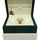 Rolex Day-Date President WHITE 18K Yellow Gold Fluted 36mm 118238 Watch BOX