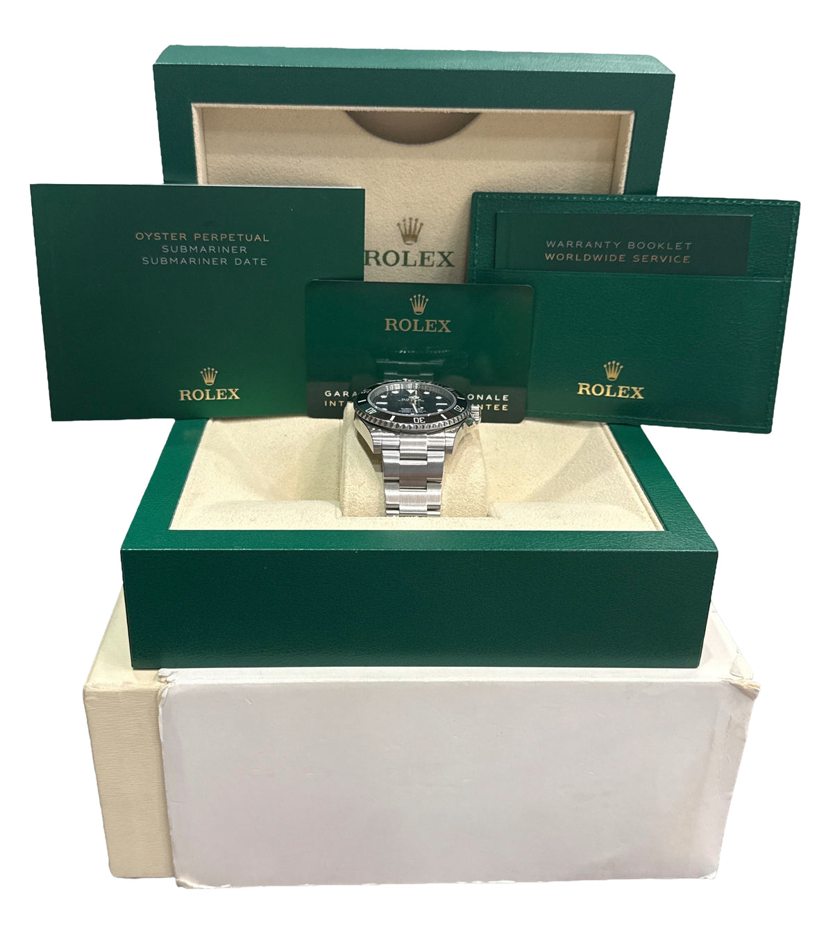 2022 Rolex Submariner No-Date 124060 LN Black Steel 41mm Watch Box Papers