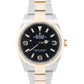 2023 PAPERS Rolex Explorer I Black TWO-TONE 18K Gold Steel 36mm 124273 Watch BOX