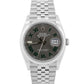2022 PAPERS Rolex DateJust WIMBLEDON Rhodium Roman Steel JUBILEE 36mm 126200 BOX