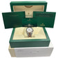 2024 PAPERS Rolex DateJust 36 WHITE 18k Rose Gold OYSTER Steel 36mm 126231 BOX