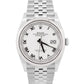 2022 Rolex DateJust 36mm White Roman 18K Gold Steel Jubilee 126234 Box Papers