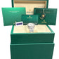 2025 PAPERS Rolex DateJust 36mm WHITE ROMAN Steel DIAMOND Oyster 126284 RBR BOX