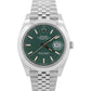 2024 Rolex DateJust 41 126300 Mint Green Stainless Steel Jubilee 41mm Watch BOX