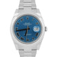 Rolex DateJust 41mm AZZURRO BLUE ROMAN Stainless Steel OYSTER Smooth 126300 BOX