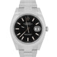 Rolex DateJust 41 BLACK Stainless Steel 41mm Smooth 126300 OYSTER Watch