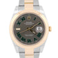 Rolex DateJust 41 WIMBLEDON Rhodium Roman 18k Gold Steel OYSTER 41mm 126303
