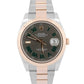 2022 Rolex DateJust 126331 41mm Wimbledon Roman 18K Gold Steel Oyster Box Papers