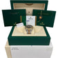 2017 PAPERS Rolex DateJust 41 BLACK 18K Gold Steel OYSTER Fluted 41mm 126333 BOX