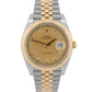 2018 Rolex DateJust 126333 Champagne Diamond 18K Steel Jubilee 41mm Box Papers