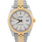 Rolex DateJust 41 WHITE 18K Yellow Gold Stainless Steel 41mm JUBILEE 126333