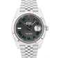 NEW AUG 2023 Rolex DateJust 41 PAPERS Wimbledon Fluted Watch Jubilee 126334 B+P