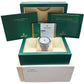 2018 PAPERS Rolex DateJust 41 WHITE 18K Steel JUBILEE Fluted 41mm 126334 BOX