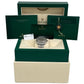 2024 PAPERS Rolex DateJust 41mm MINT GREEN 18K Steel Fluted OYSTER 126334 BOX