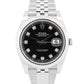 Rolex Datejust 41 126334 Black Diamond 18K Gold Steel Jubilee 41mm Watch Box