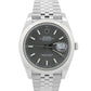 NEW OCT 2025 PAPERS Rolex DateJust 41 RHODIUM 18K Steel JUBILEE 41mm 126334 BOX
