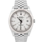 2021 PAPERS Rolex DateJust 41 WHITE 18K Gold Steel JUBILEE 41mm 126334 Watch BOX