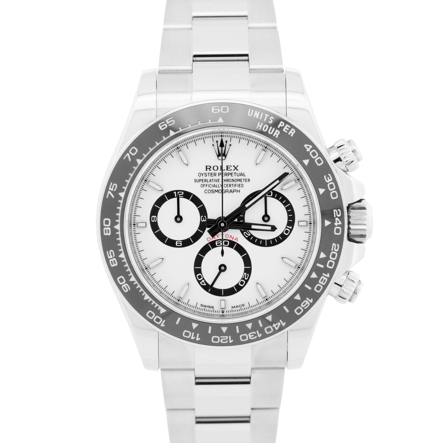 MINT 2024 PAPERS Rolex Daytona Cosmograph White PANDA Steel 40mm 126500 LN BOX