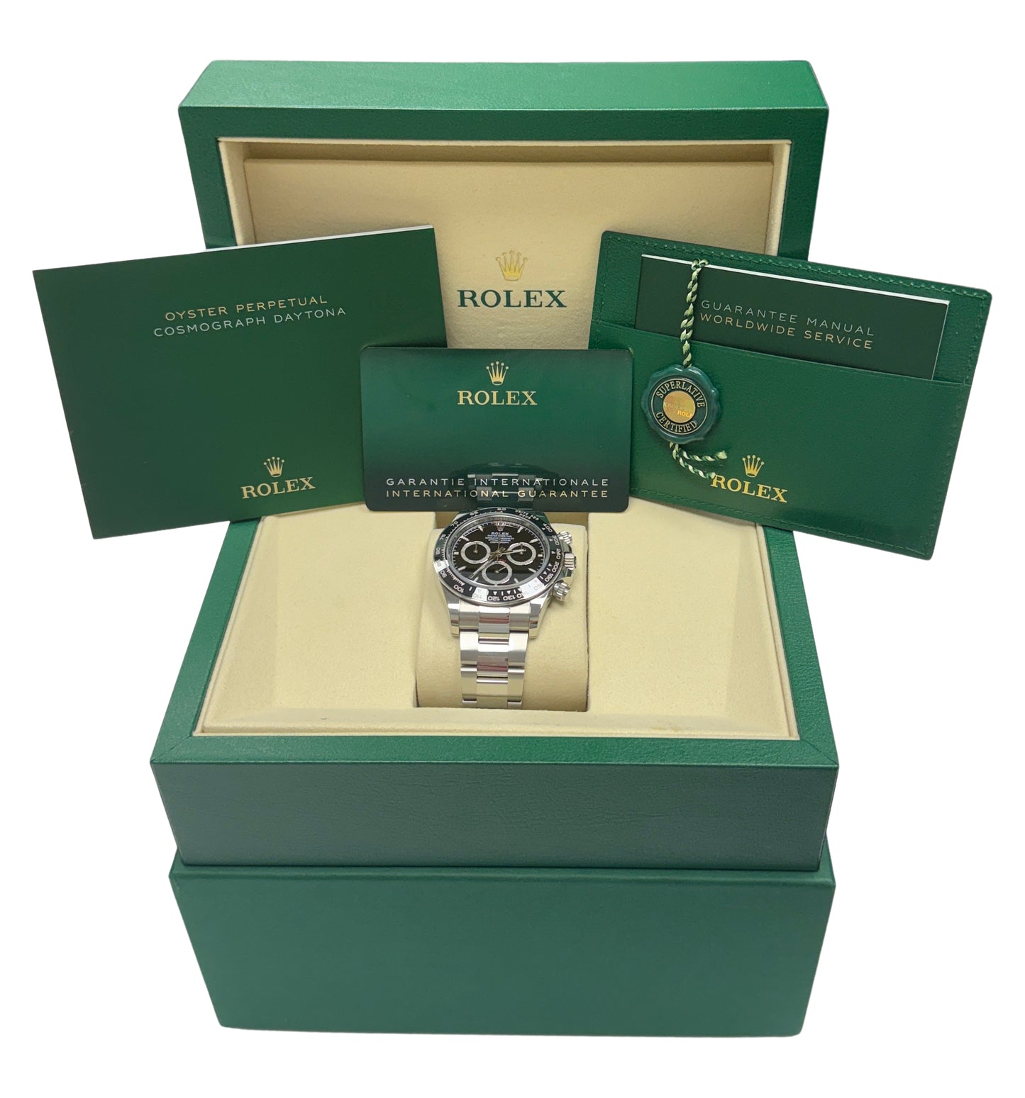 2026 Rolex Daytona Cosmograph 126500 LN Black Steel Ceramic 40mm Box Papers