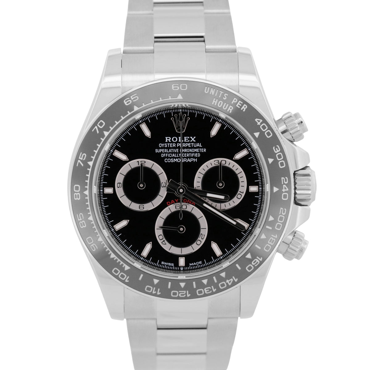 2026 Rolex Daytona Cosmograph 126500 LN Black Steel Ceramic 40mm Box Papers